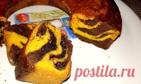 Італійські голубці: Гарбузяно - шоколадний кекс (Torta di zucca e cioccolato)