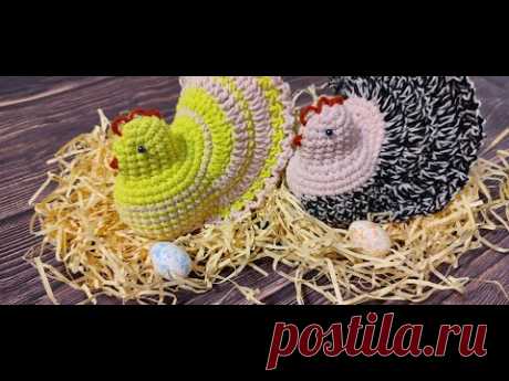 ПАСХАЛЬНАЯ КУРОЧКА крючком / Easter chicken Crochet