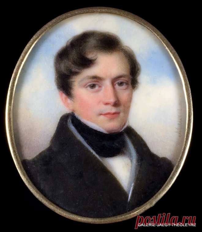 Галерея - MEURET Франсуа (1800-1887), ПОРТРЕТ ЧЕЛОВЕКА