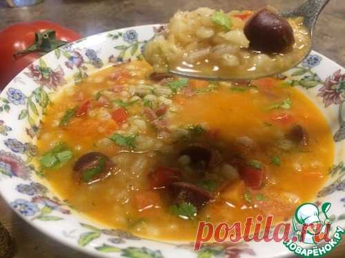 Густой швейцарский суп с перловкой - кулинарный рецепт