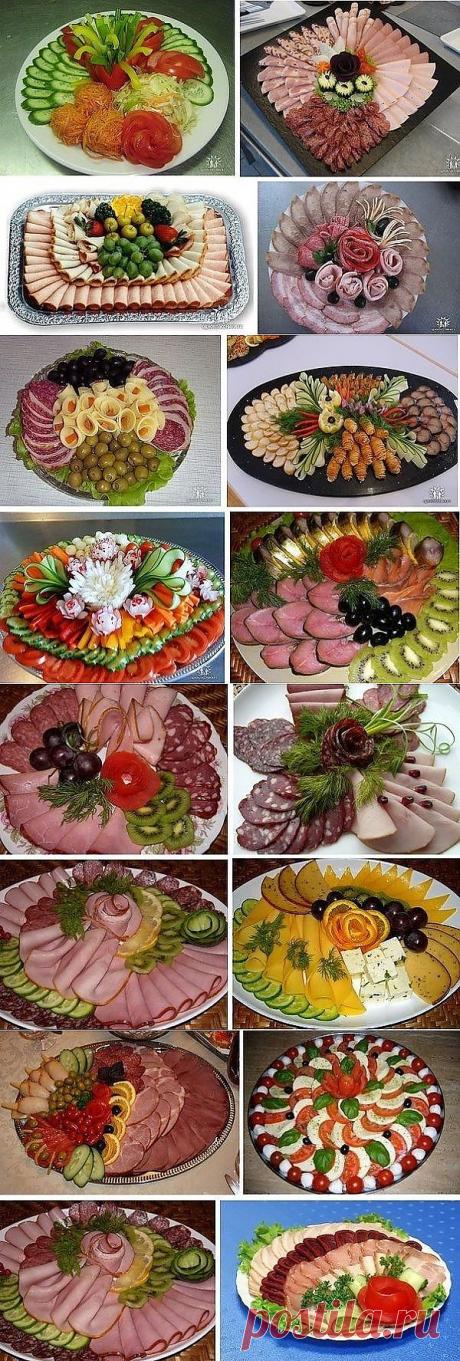 Оформление нарезок к новогоднему столу. Обсуждение на LiveInternet - Россий� | полезное-кулинария