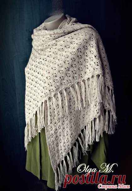 Шаль крючком. Очень просто и очень тепло. - Вязание - Страна Мам