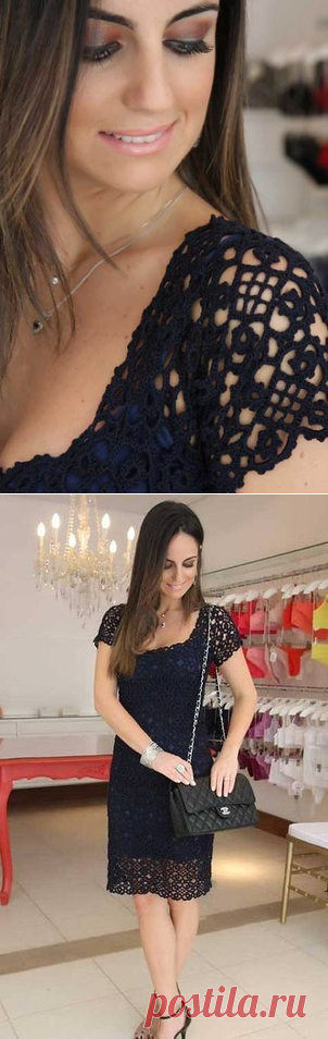 *Подборка красивых платьев со схемами! - Все в ажуре... (вязание крючком) - Страна Мам