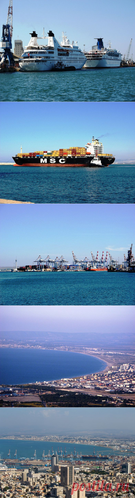 Синее море, белый пароход, Хайфа, порт | Блог Ботинок