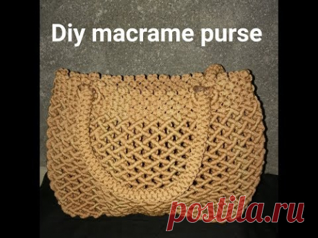 How to make macrame purse #design 9