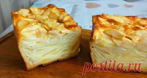 Круче шарлотки! При выпечке, тесто превращается в крем