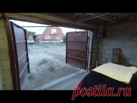Самодельная автоматика для распашных ворот гаража