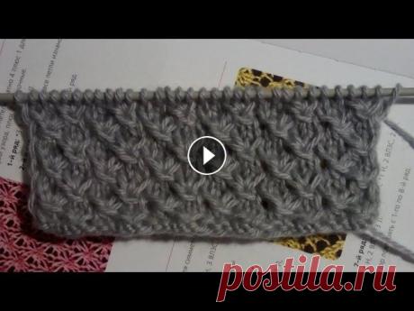 Вязание спицами. Узор Ракушки.
снуд узором плетенка спицами