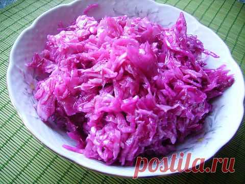 Вкусная маринованная капуста со свеклой | Искусница