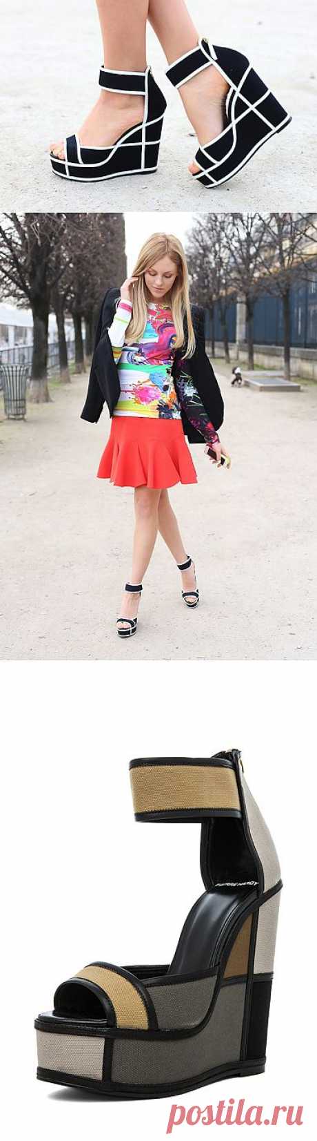 Графичные босоножки / Обувь / Модный сайт о стильной переделке одежды и интерьера