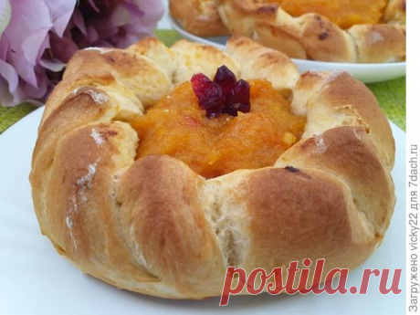 Ватрушки с курагой - пошаговый рецепт приготовления с фото