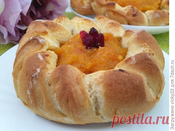 Ватрушки с курагой - пошаговый рецепт приготовления с фото