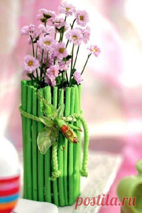 декор стакана или банки