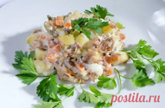 Мужской салат - рецепт / Простые рецепты