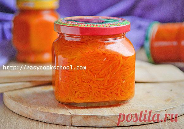 Морковь по-корейски на зиму