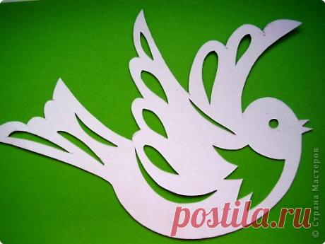 Трафареты птичек