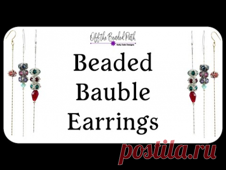 Beaded Bauble Earrings - Diy Jewelry Making Tutorial