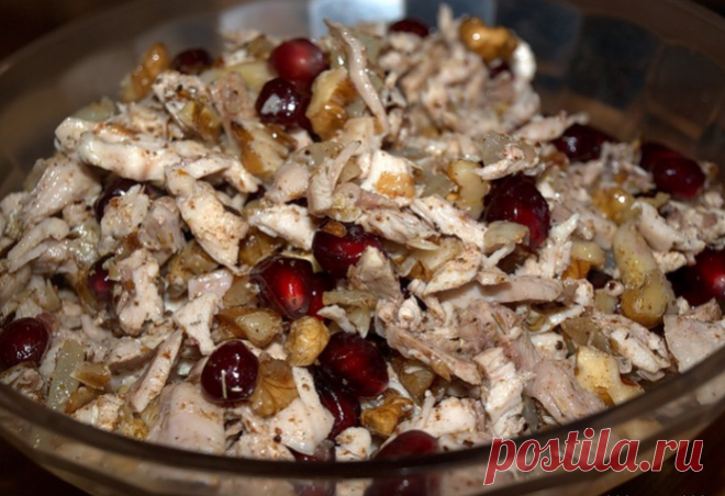 Сказочный салат «Шамаханская царица». Удивит вкусом и сочетанием!
