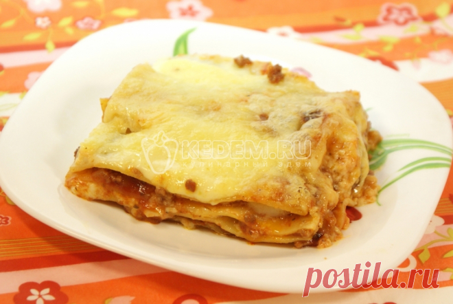 Лазанья по-домашнему