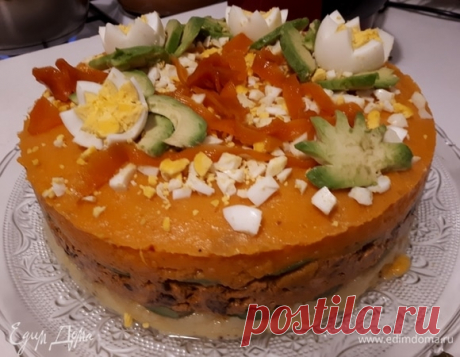 Кауса, рецепт с ингредиентами: куриные грудки, картофель, батат