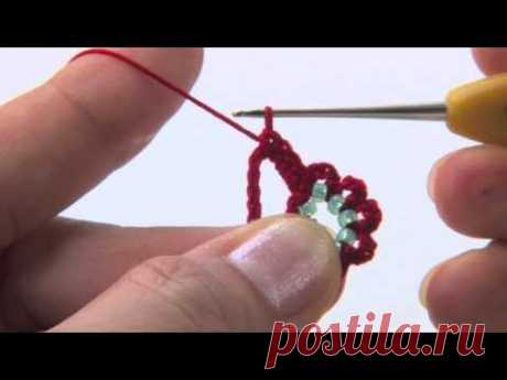 ビーズの縁飾り　編み方編 -1    the  Beaded Edge