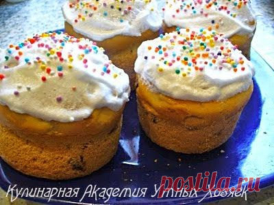 Кулинарная Академия Умных Хозяек: Кулич пасхальный бездрожжевой «Городской»