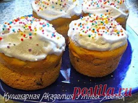 Кулинарная Академия Умных Хозяек: Кулич пасхальный бездрожжевой «Городской»