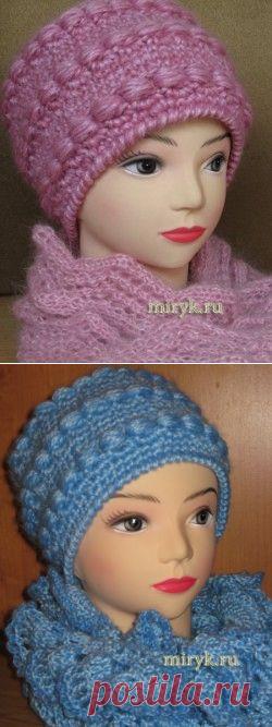 Шапочка-кубанка | вязание спицами схемы с описанием