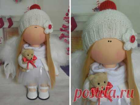 Angel doll Cloth doll Tilda doll Textile doll by AnnKirillartPlace
