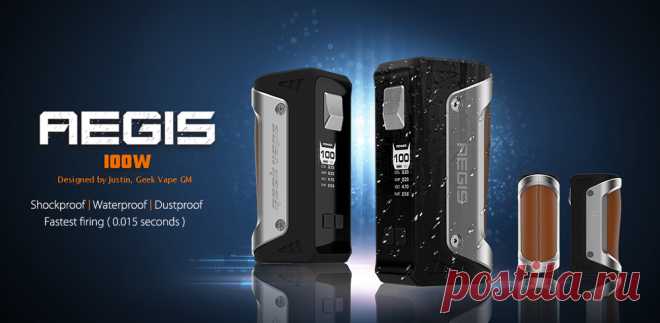 Geekvape Aegis 100 Вт поле mod с противоударным Водонепроницаемый пыле электронная сигарета mod 51 100 Вт 18650 Батарея форма VAPE моды купить на AliExpress