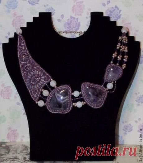 Колье с аметистами