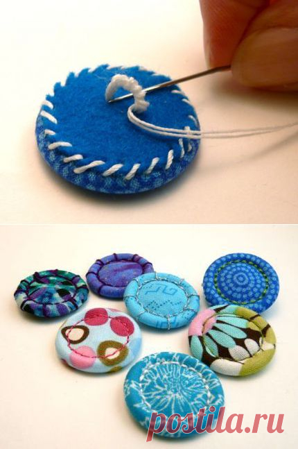 Эксклюзивные пуговицы своими руками. СУПЕР-ИДЕЯ! МК