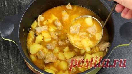 Когда хочется вкусной тушеной картошки, готовлю таким способом. Быстрый ужин из доступных продуктов | Вкусные Советы | Дзен