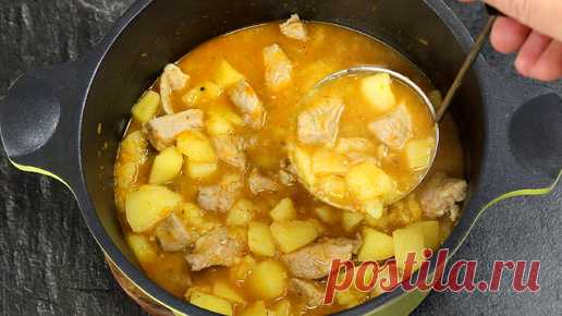 Когда хочется вкусной тушеной картошки, готовлю таким способом. Быстрый ужин из доступных продуктов | Вкусные Советы | Дзен