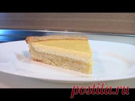 Песочный пирог с творогом видео рецепт