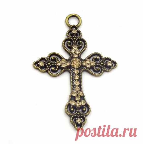 5 шт. небольшие металлические кресты Цепочки и ожерелья Подвески artigos religiosos pendentes Para Bijuteria Винтаж Jewelry аксессуары Bijoux 34*50 мм купить в магазине IN Fashion Jewelry Accessories Factory на AliExpress