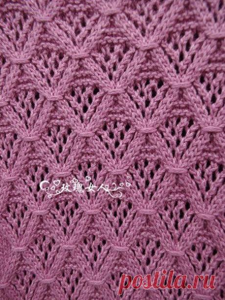 ИНТЕРЕСНЫЙ УЗОР СПИЦАМИ