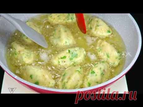 ЛЕНИВЫЕ КАРТОФЕЛЬНЫЕ КОТЛЕТЫ без муки с начинкой Сытные и очень вкусные Люда Изи Кук potato cutlets