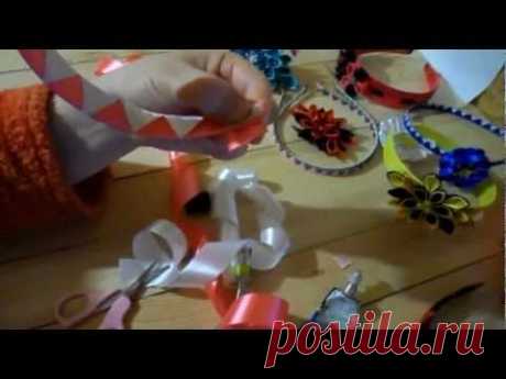 КАК СДЕЛАТЬ ОБОДОК ДЛЯ КАНЗАШИ - HAND MADE