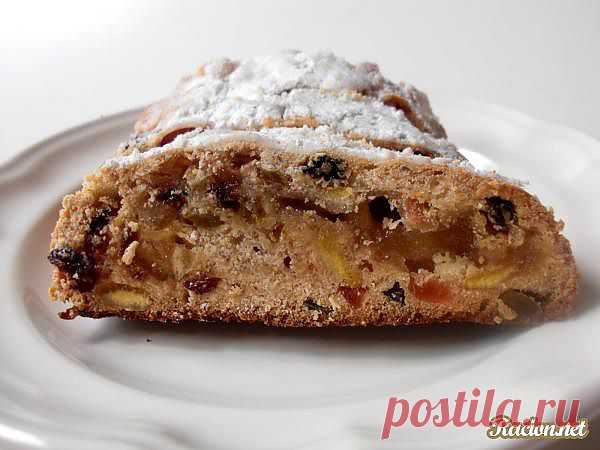 Рецепт Немецкий простой кекс на Рождество (Stollen) с фото в домашних условиях