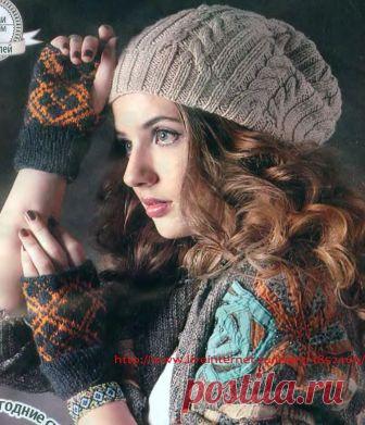 Шапочка с косами