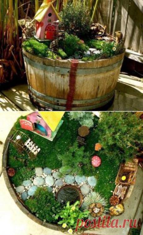 Мини-сад в горшке | Креативные идеи