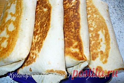 Шаурма с курицей по-домашнему