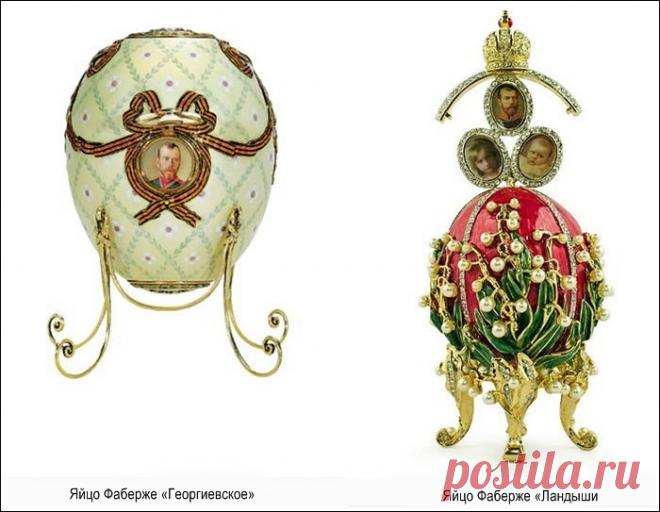 ПОДАРКИ ДЛЯ МАРИИ ФЕДОРОВНЫ. ЯЙЦА ФАБЕРЖЕ.