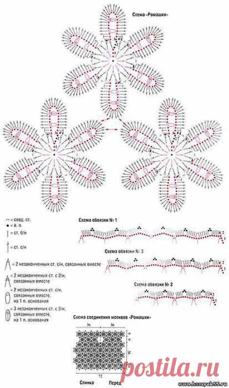 Схемы.(только крючок)
Татьянка ღღღ