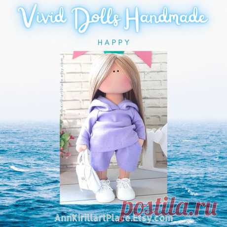 Tilda Doll Handmade Art Rag Doll Nursery Design Doll | Etsy