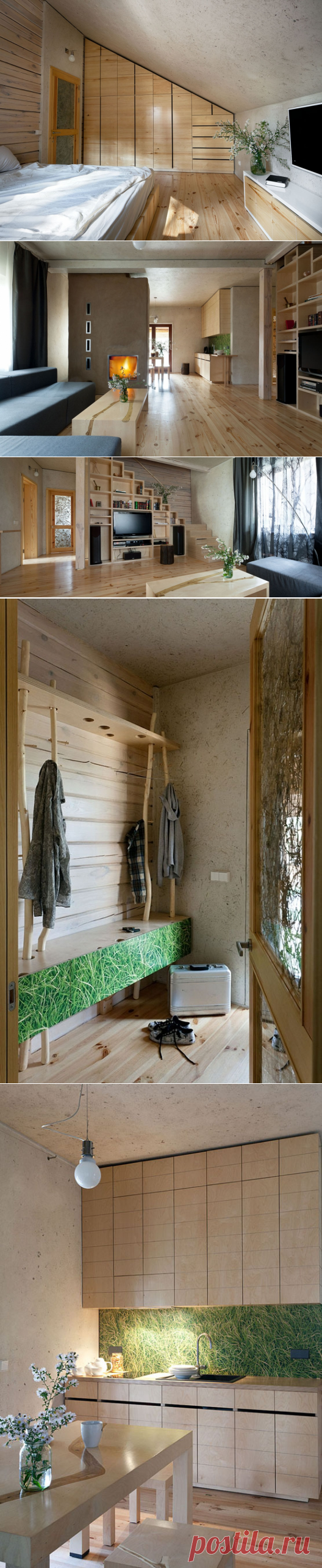 Эко-интерьер брусового дома от Ryntovt Design - Дизайн интерьеров | Идеи вашего дома | Lodgers