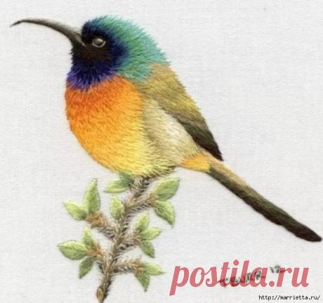 вышивка мелких птичек гладью рисунки птичек: 11 тыс изображений найдено в Яндекс.Картинках