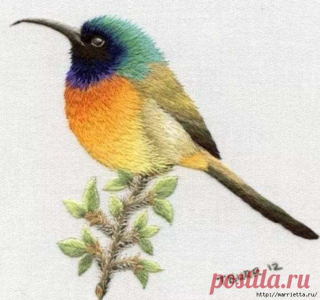 вышивка мелких птичек гладью рисунки птичек: 11 тыс изображений найдено в Яндекс.Картинках