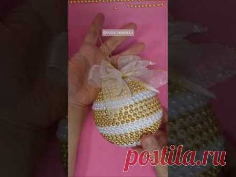 Venha aprender essa bola natalina #shorts @nubiamaiabijoux